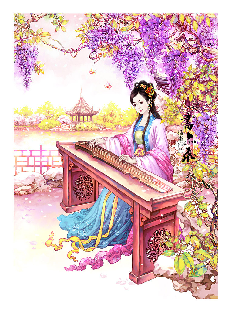 书亦飞古风插画——旧时王榭堂前燕（图ZMTM5NTY2NzI4） - 商业插画 - 站酷设计师书亦飞原创素材 - 站酷ZCOOL