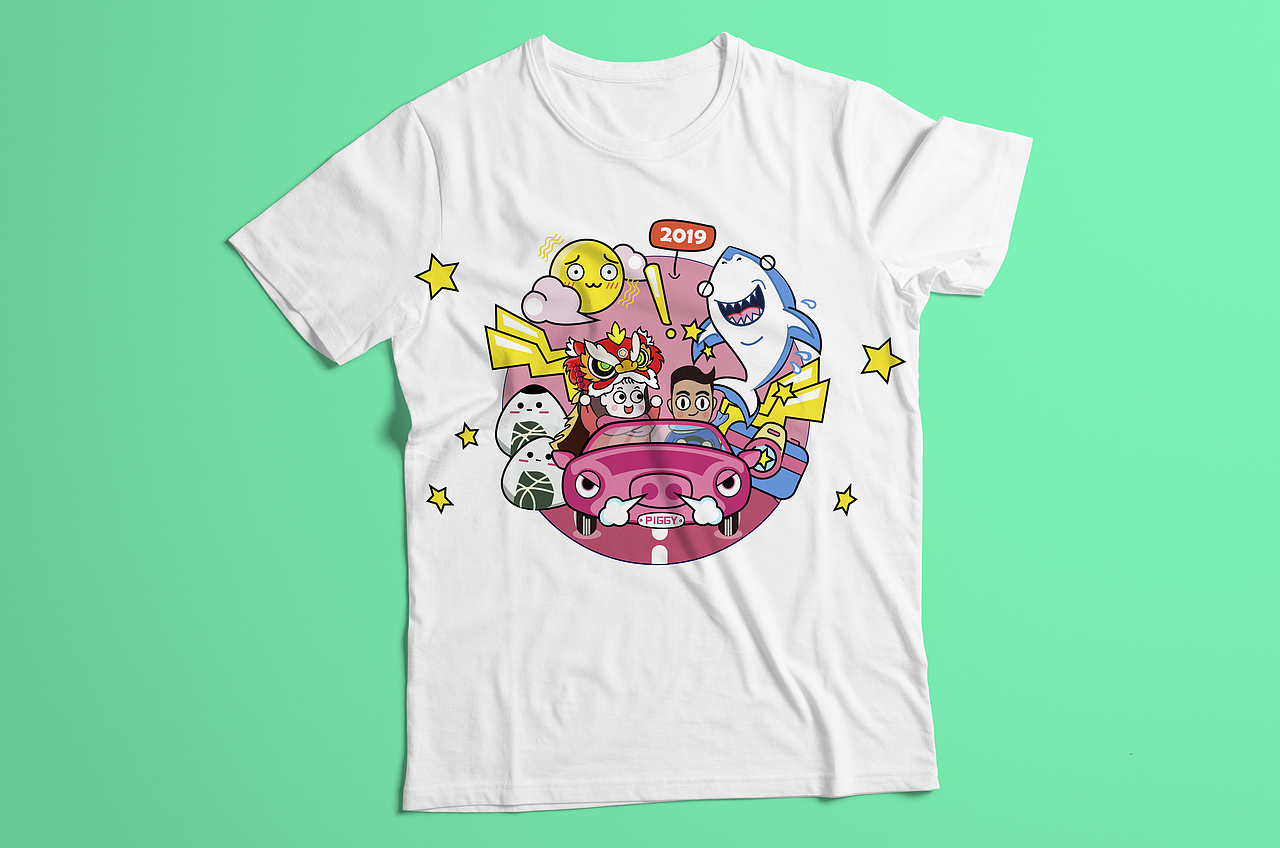 欢迎乘坐2019小猪专车~~（图ZMTQyMDYxMDUy） - 创作习作 - 站酷设计师happygorwh原创素材 - 站酷ZCOOL