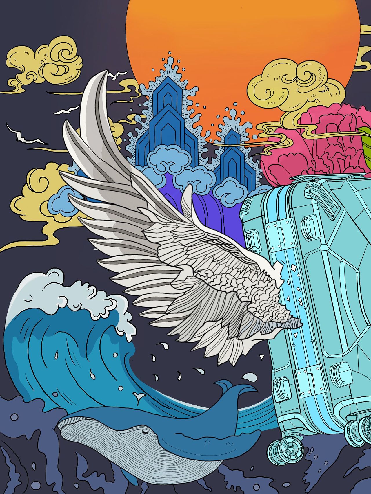 插画:2019大广赛 - 原创作品 - 站酷(zcool)