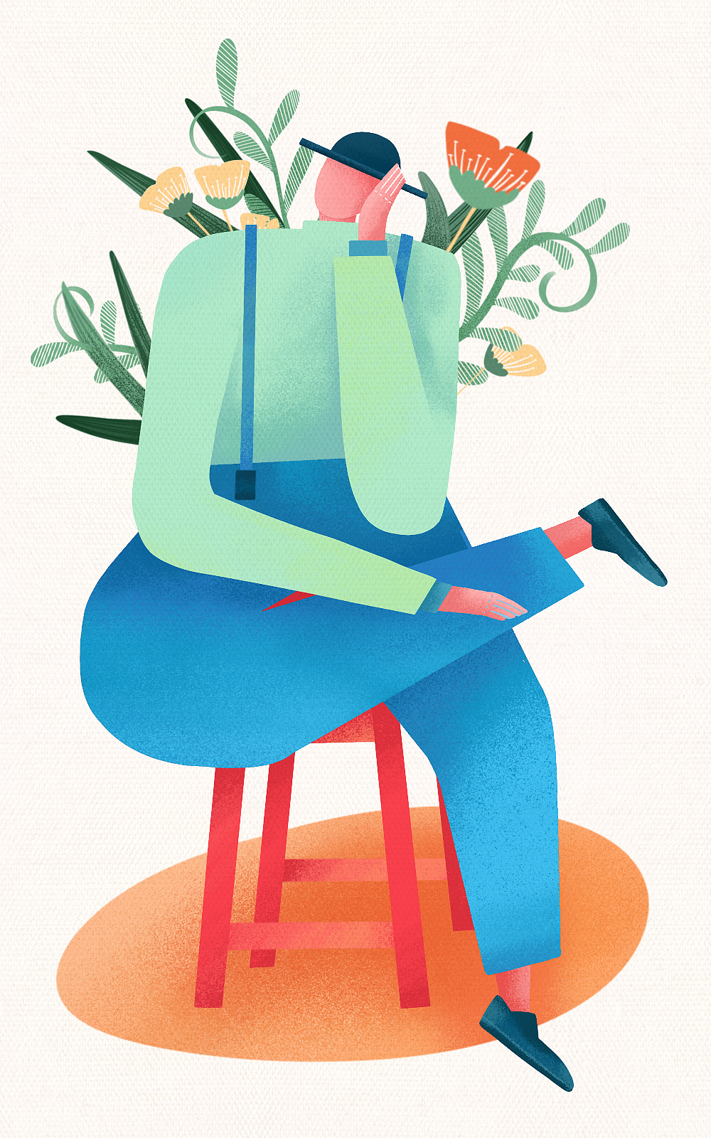 那些噪点小教程|插画|新锐潮流插画|马叉叉_临摹作品-站酷zcool