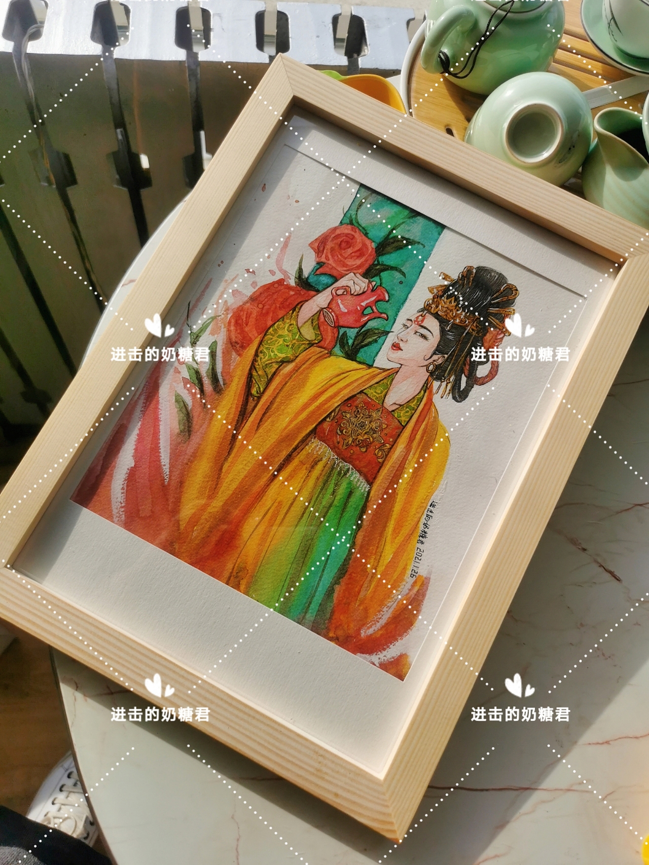 晚唐贵妃（图ZMjU0Mjc3MTEy） - 绘本 - 站酷设计师李玥燃原创素材 - 站酷ZCOOL