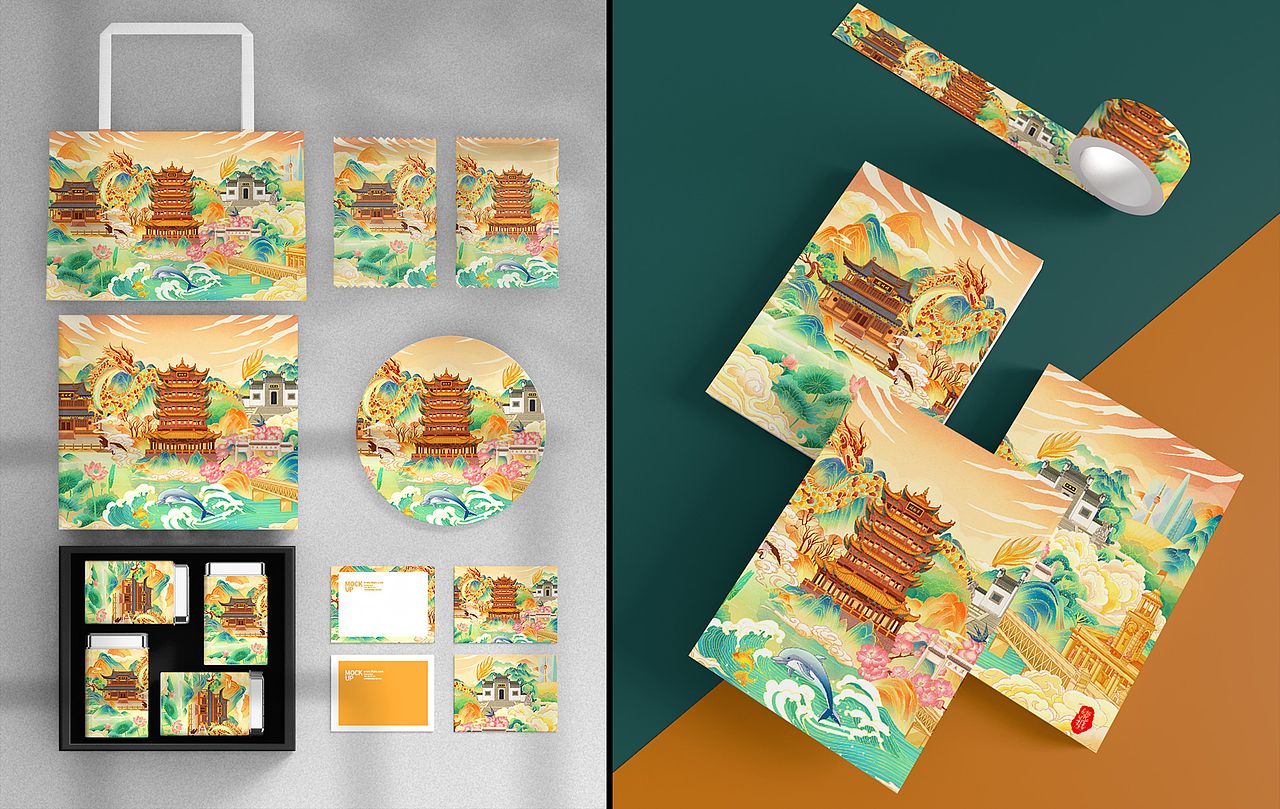 武汉主视觉（图ZMjk5NDQ3Njg4） - 商业插画 - 站酷设计师筱柒玥原创素材 - 站酷ZCOOL