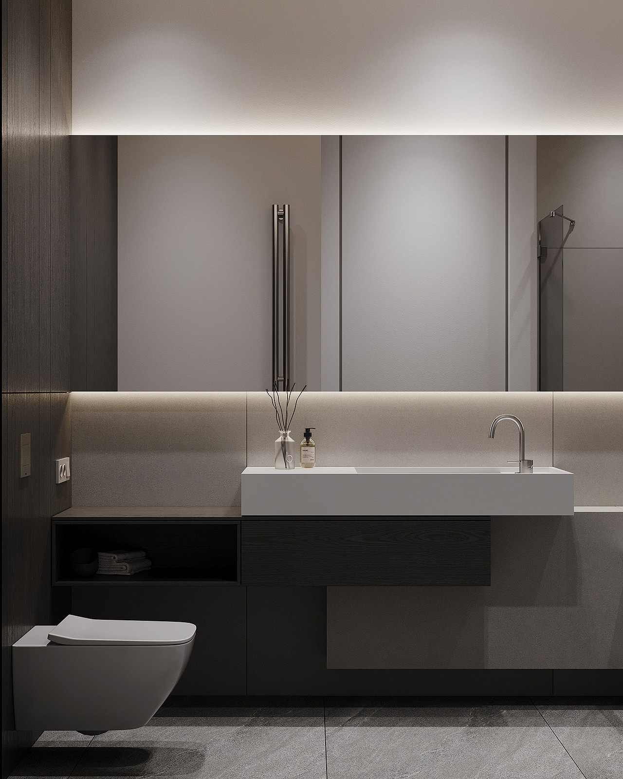 高级黑+木质 感受静水流深之美，诠释都市深邃（图ZMjQ4NTkxNjU2） - 家装设计 - 站酷设计师Z53163066原创素材 - 站酷ZCOOL