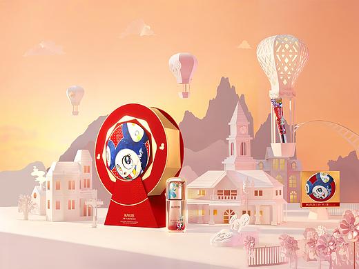 丸美x村上隆公关礼盒设计&产品拍摄