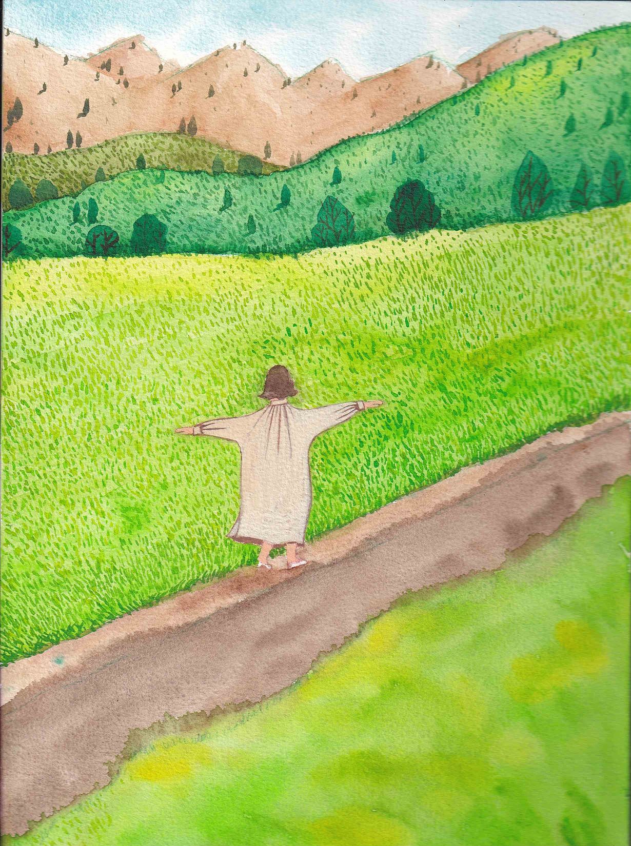 春天插画《春风十里》