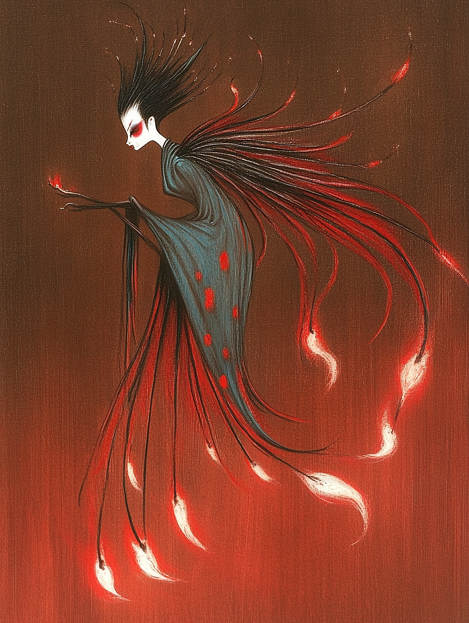 毕方的传说：神话中的神秘生物🌌✨（图ZMzc4NDczNDAw） - AI作品 - 站酷设计师快乐章章原创素材 - 站酷ZCOOL