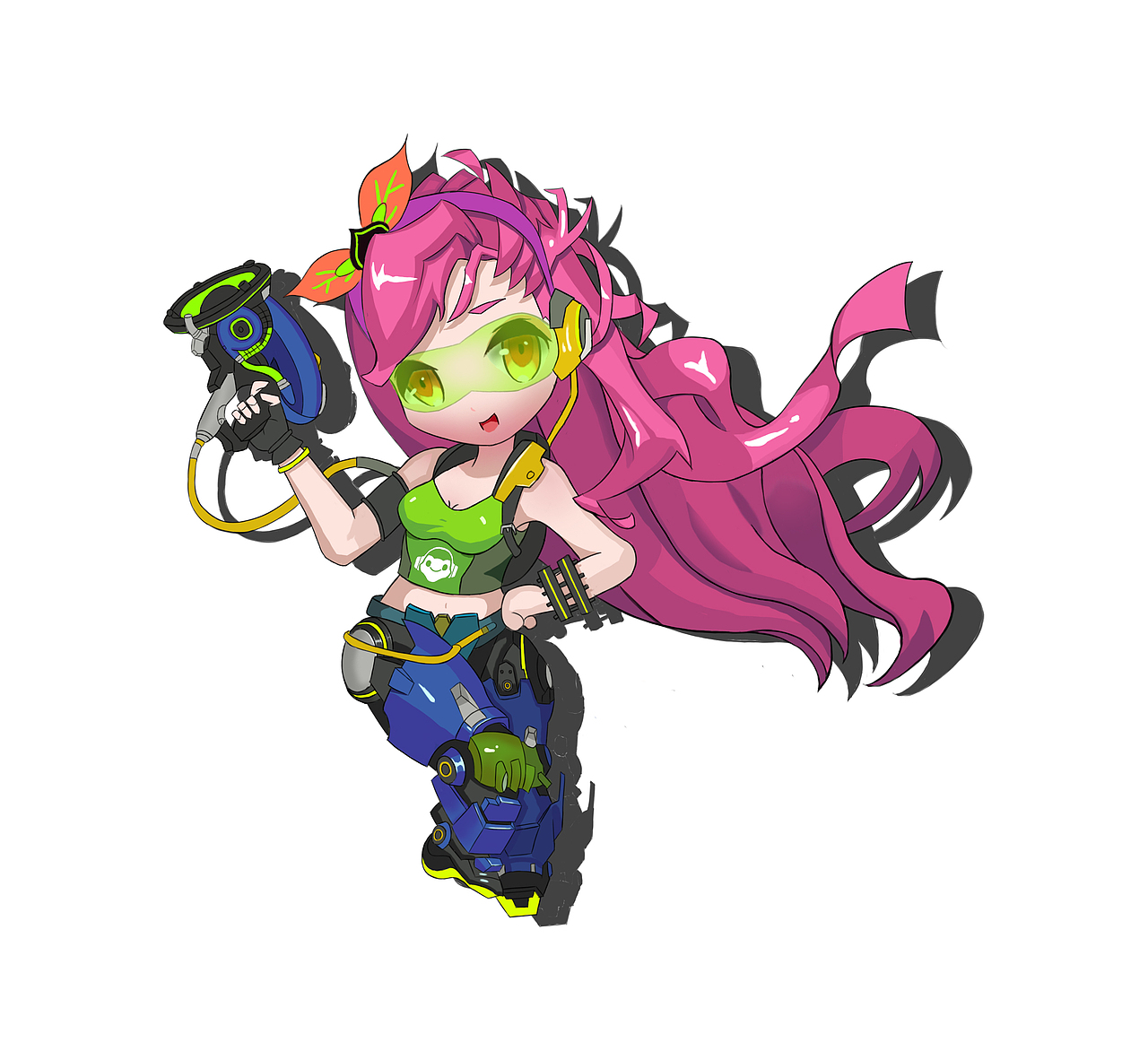 守望先锋Q版女DJ