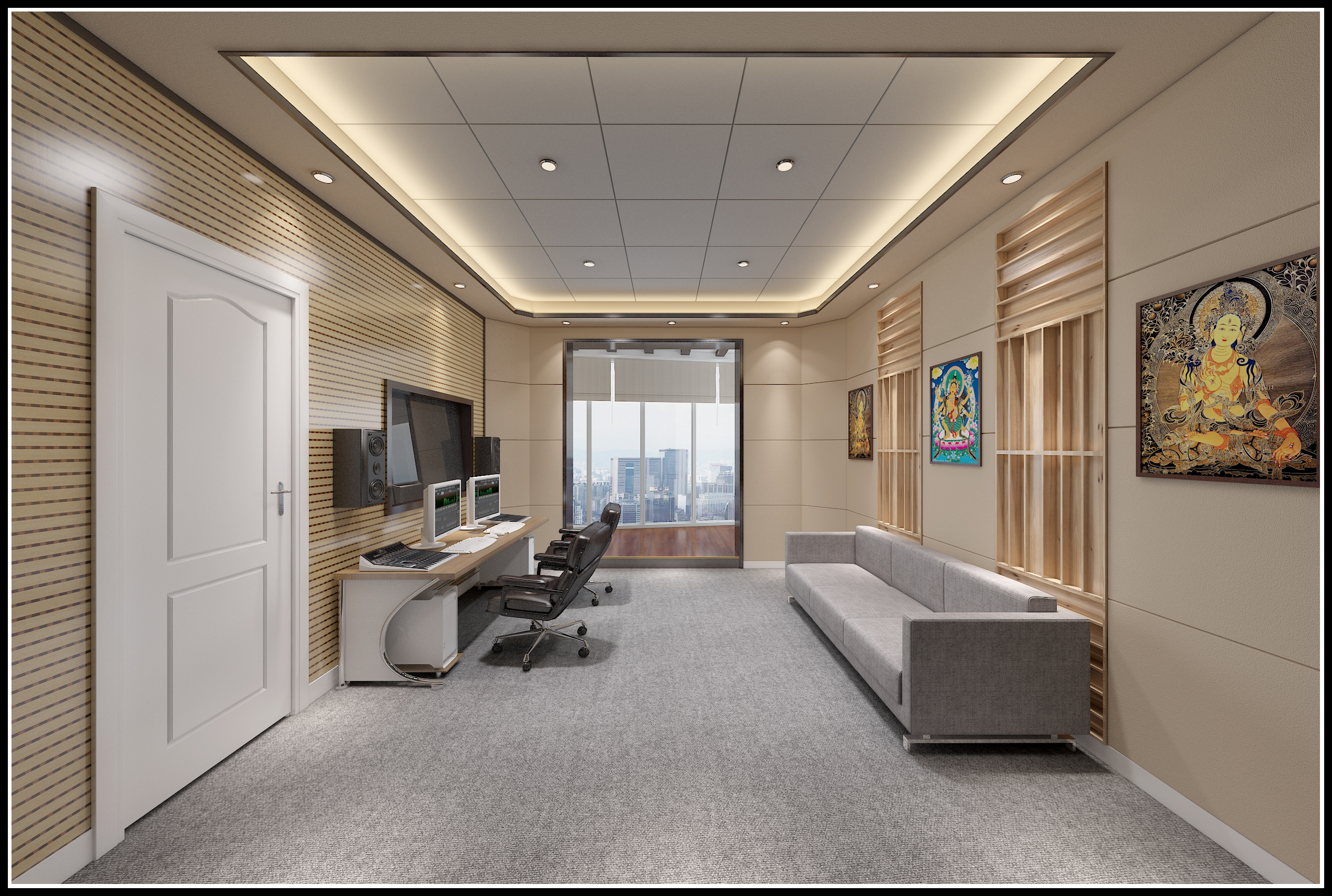 成都录音棚装修,成都录音棚装修设计,案例欣赏