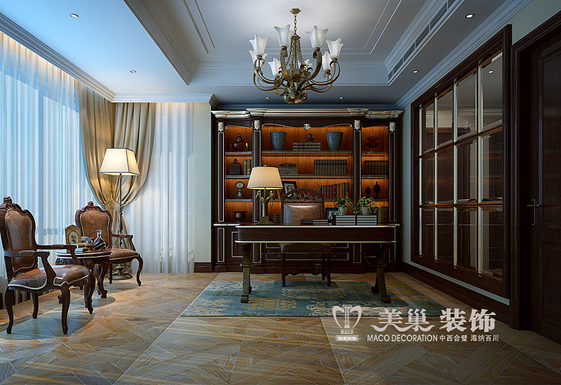 普罗旺世350平别墅会所新古典案例——效果图