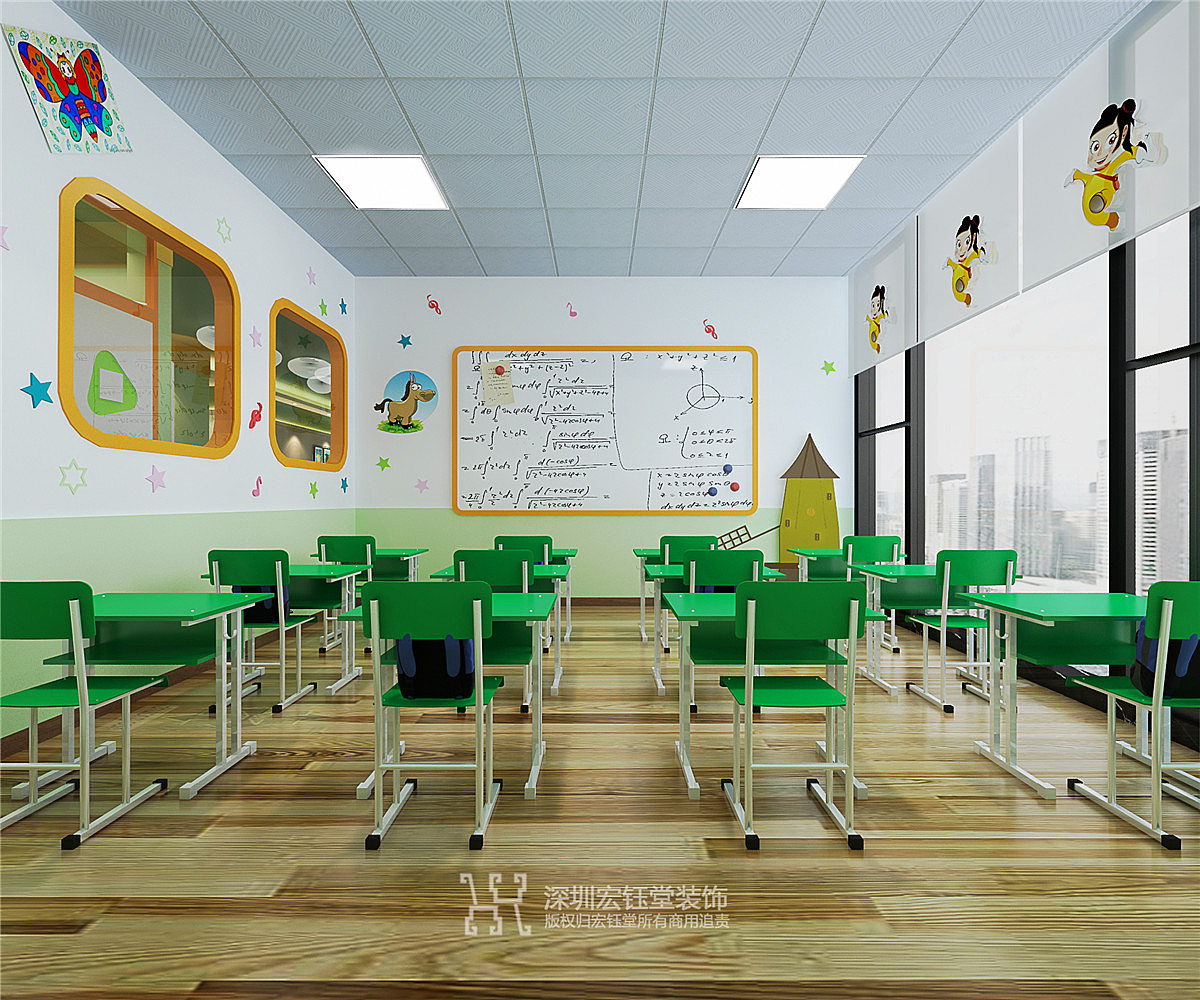 郑州小书童连锁教育培训机构装修方案