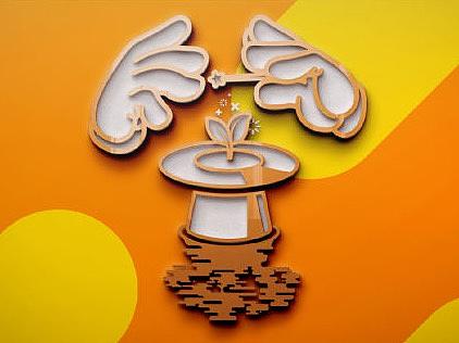 儿童英语教育Logo设计 —— deep roots English