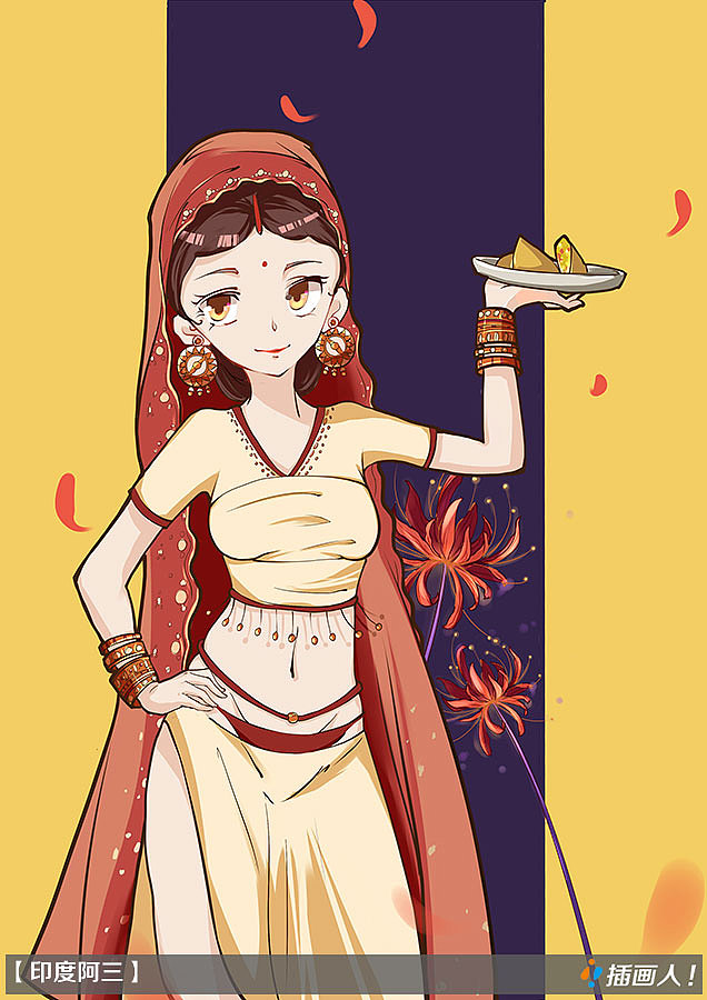 惊艳的印度女郎舞蹈