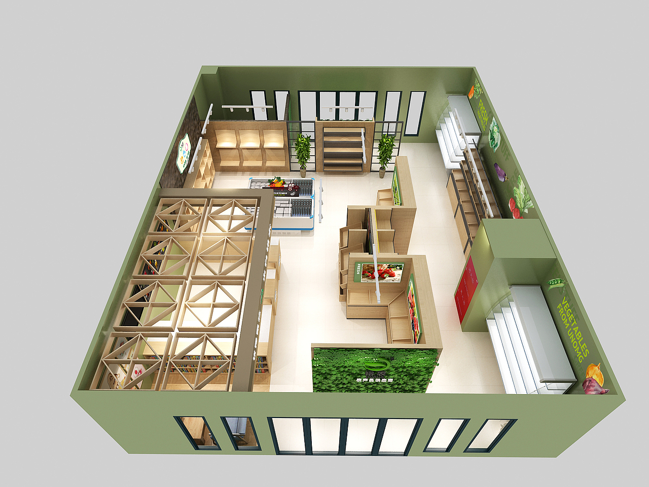 蔬菜水果生鲜超市（图ZMTQ2MTQwMjcy） - 其他平面 - 站酷设计师小怪兽zy原创素材 - 站酷ZCOOL