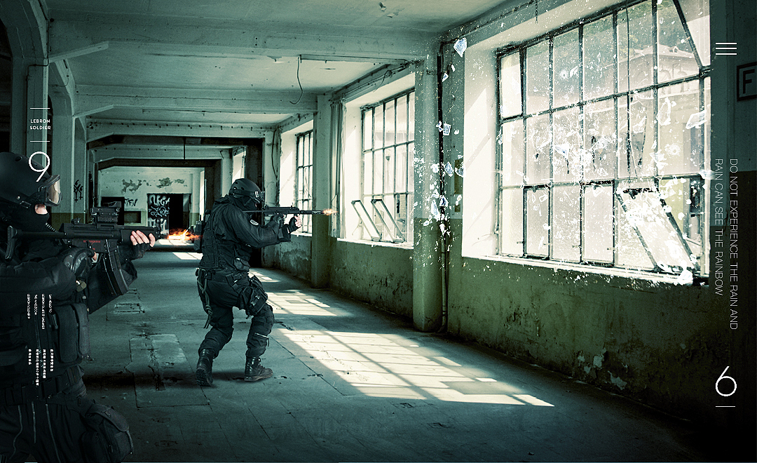 反恐特种兵场景合成