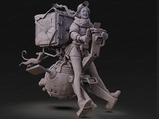 模型班线下18期学员郑和星作业-ZBrush雕刻