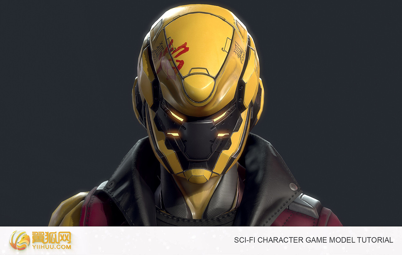 赛博朋克2077科幻游戏角色《狐隆焰-金王》（图ZMTYwMTg1Mzcy） - 人物/生物 - 站酷设计师翼狐网原创素材 - 站酷ZCOOL