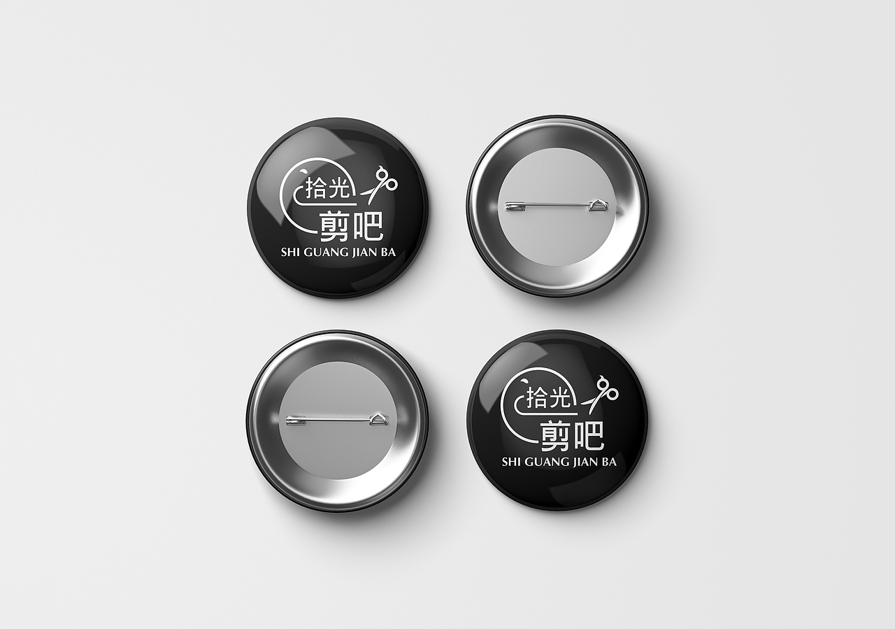 理发店logo设计案例（图ZMjQ1NTM5Njk2） - Logo - 站酷设计师壹佰设计工作室原创素材 - 站酷ZCOOL