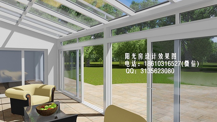 D2300隔热阳光房设计效果图(幅)