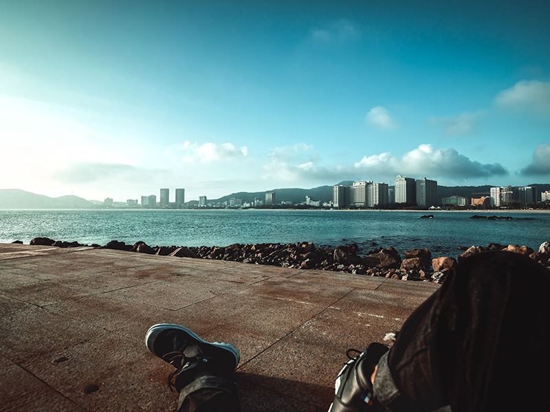 冬日的阳江海陵岛啦