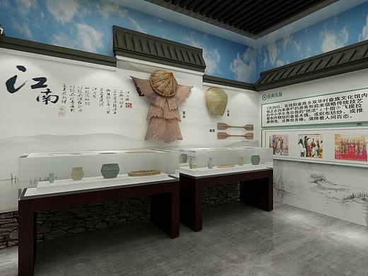 畲族村使馆  展厅 展馆 效果图 3D