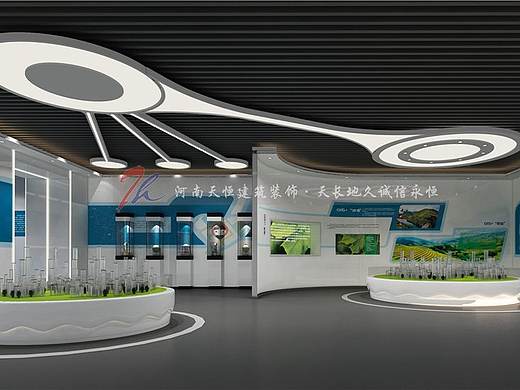 邯郸展厅设计公司 生态化商业展示