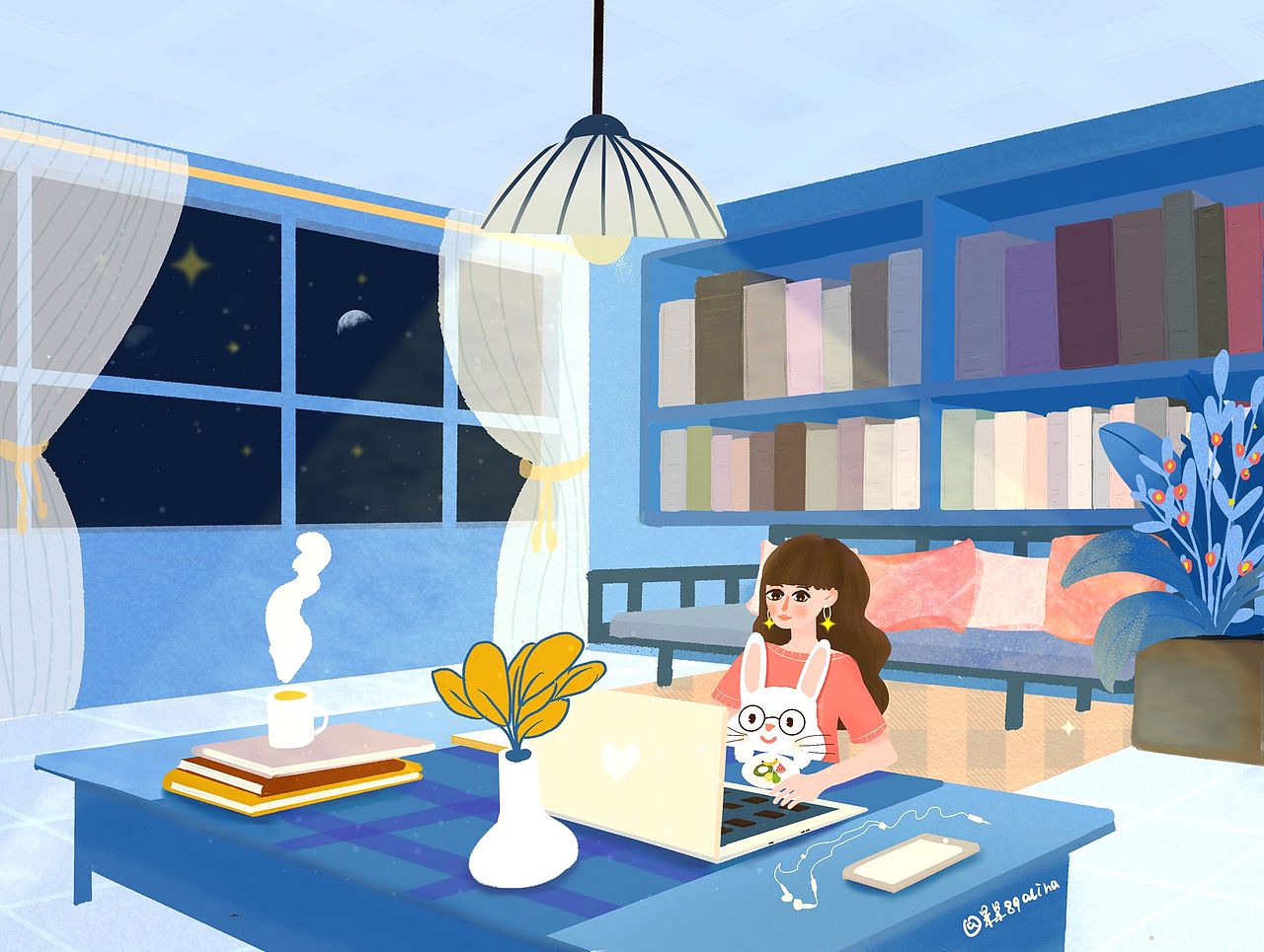 透视小场景 安静小空间（图ZMjAxMzUwNDc2） - 创作习作 - 站酷设计师果果89原创素材 - 站酷ZCOOL