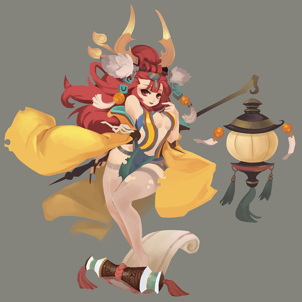 《王者荣耀》艾琳奇遇舞章作品信息创作时间2017/03/29游戏原画(卡通