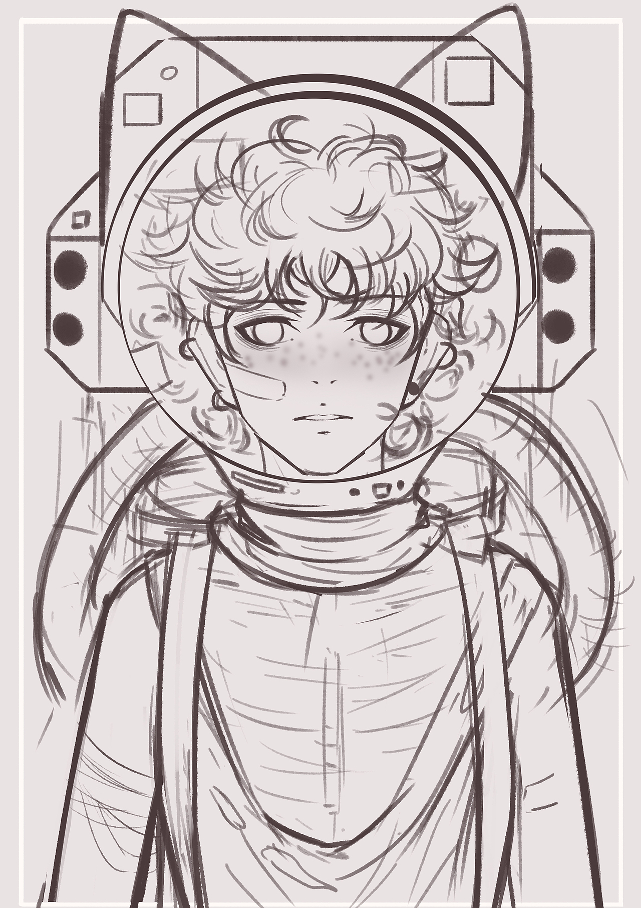 情绪宇航员（图ZMjkzNTgyNjY0） - 创作习作 - 站酷设计师peach19原创素材 - 站酷ZCOOL