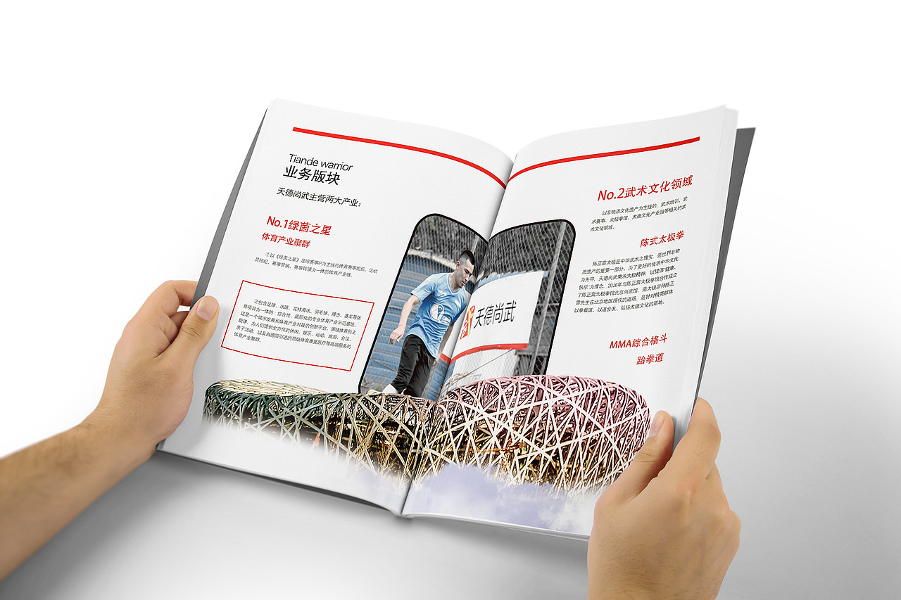 体育公司宣传画册