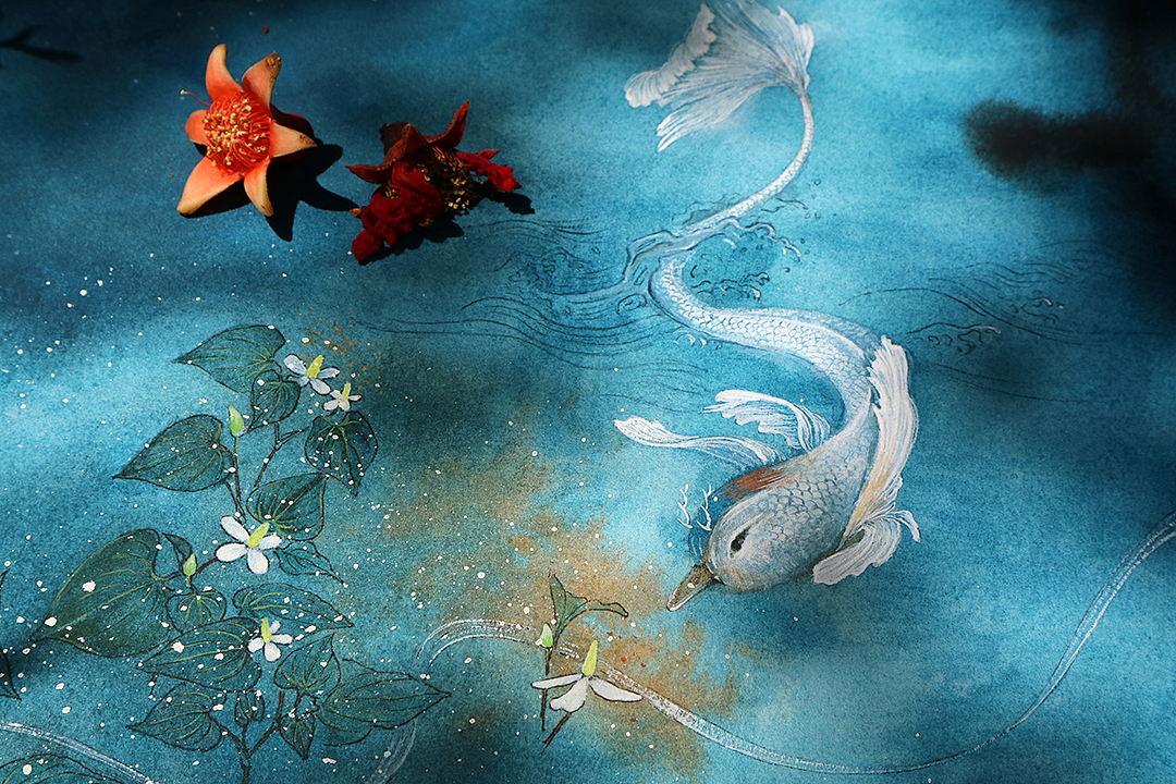 原创｜一条属于水中非鱼非蛇的怪蛟（图ZNzk3NTcxMjQ=） - 绘画 - 站酷设计师阿呜有几画原创素材 - 站酷ZCOOL