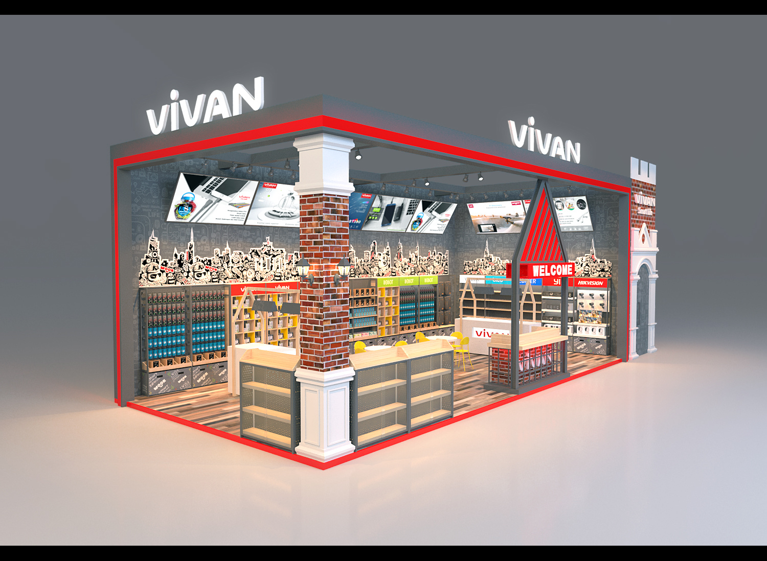 vivan雅加达展销会设计