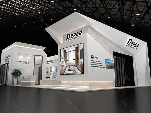 德普爾門(mén)窗展臺(tái)效果圖（個(gè)人主頁(yè)-ZNTQ1NDYwMjg=） - 建筑/空間 - 站酷設(shè)計(jì)師君如水原創(chuàng)素材 - 站酷ZCOOL