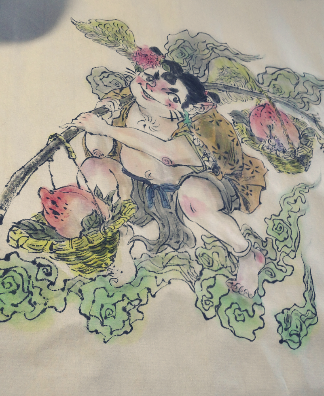 ＊偷桃童子＊（图ZNTc4NDE2NDA=） - 新锐潮流插画 - 站酷设计师阿谷君原创素材 - 站酷ZCOOL