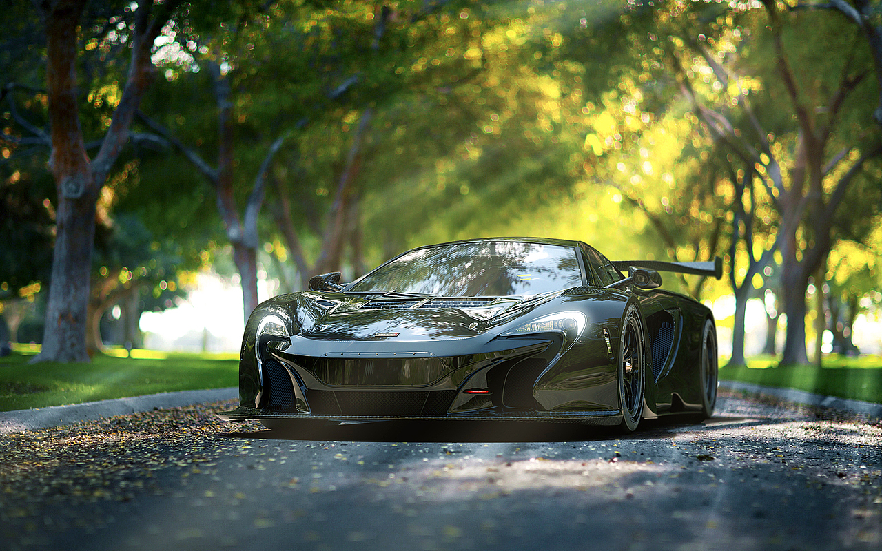 Mclaren650 keyshot渲染