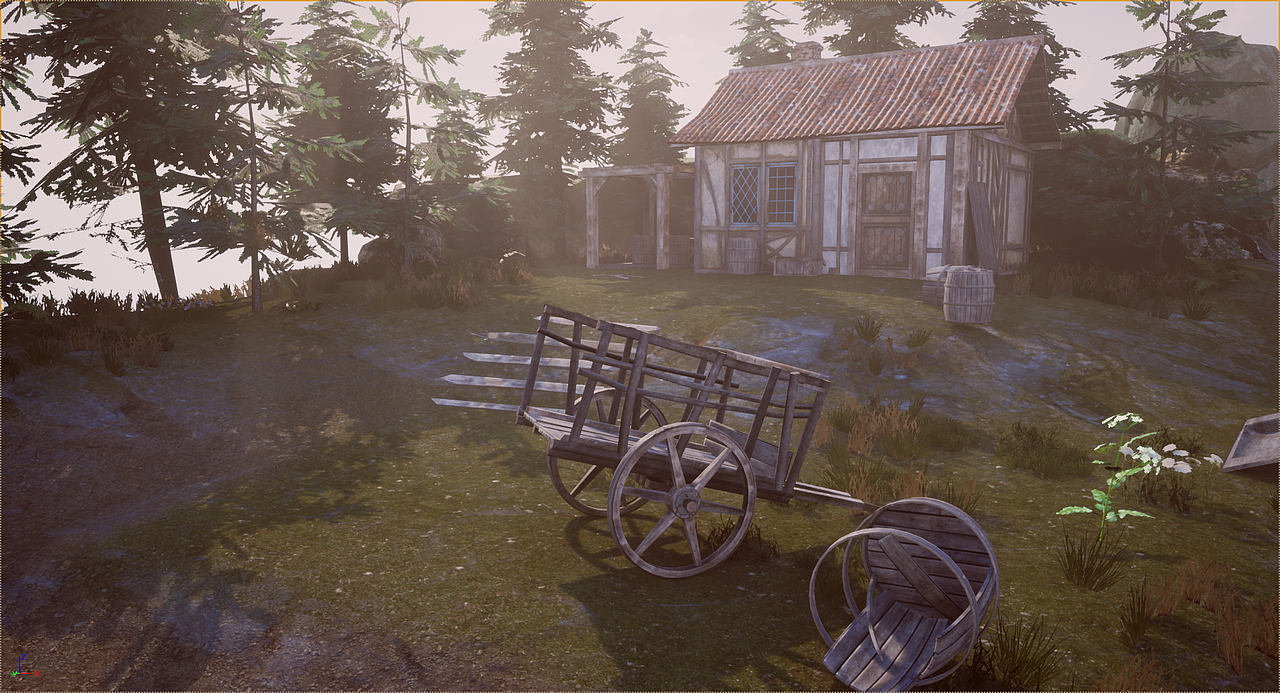 UE4户外场景练习（图ZMTgyNjA1MjQw） - 场景 - 站酷设计师Felix6138原创素材 - 站酷ZCOOL