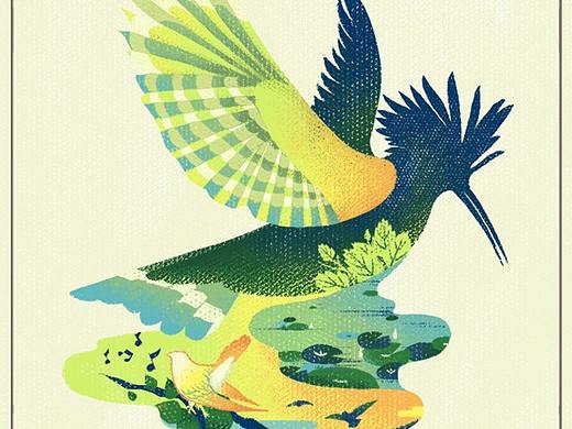 雨水生百谷 依依别春光（个人主页-ZMjczMzc3MTY=） - 商业插画 - 站酷设计师张白眼儿原创素材 - 站酷ZCOOL