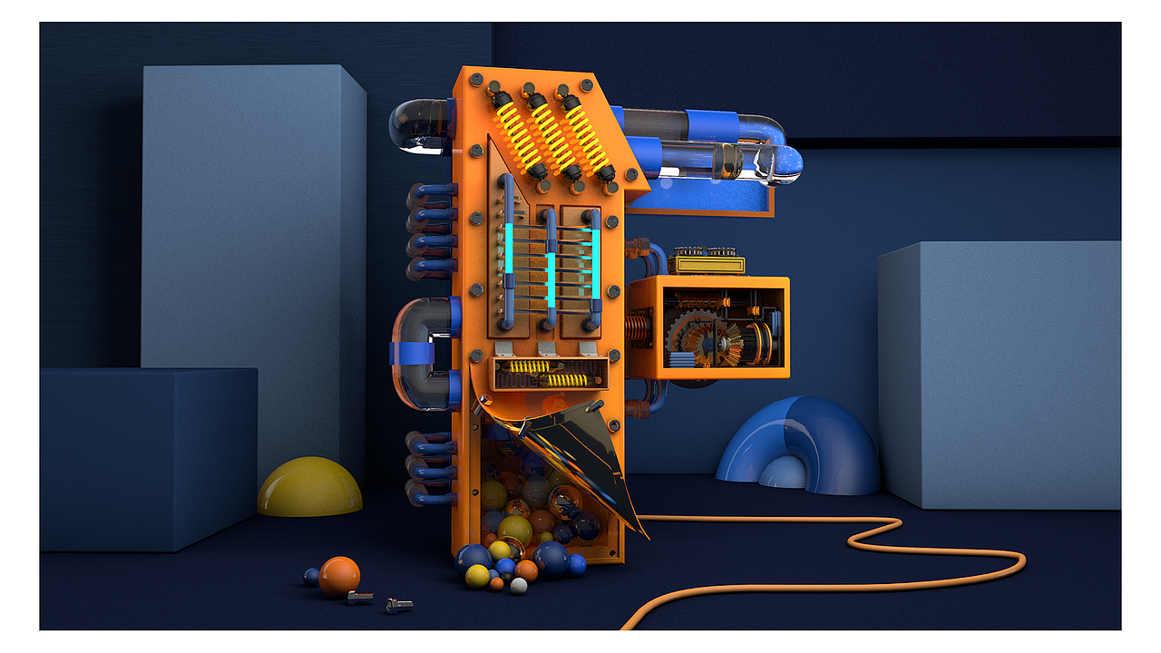 c4d 静态作品展示
