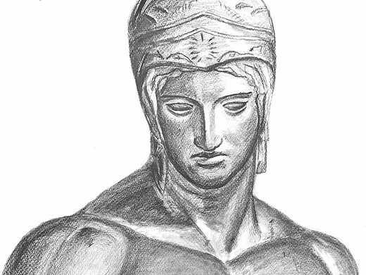 石膏素描:马尔斯