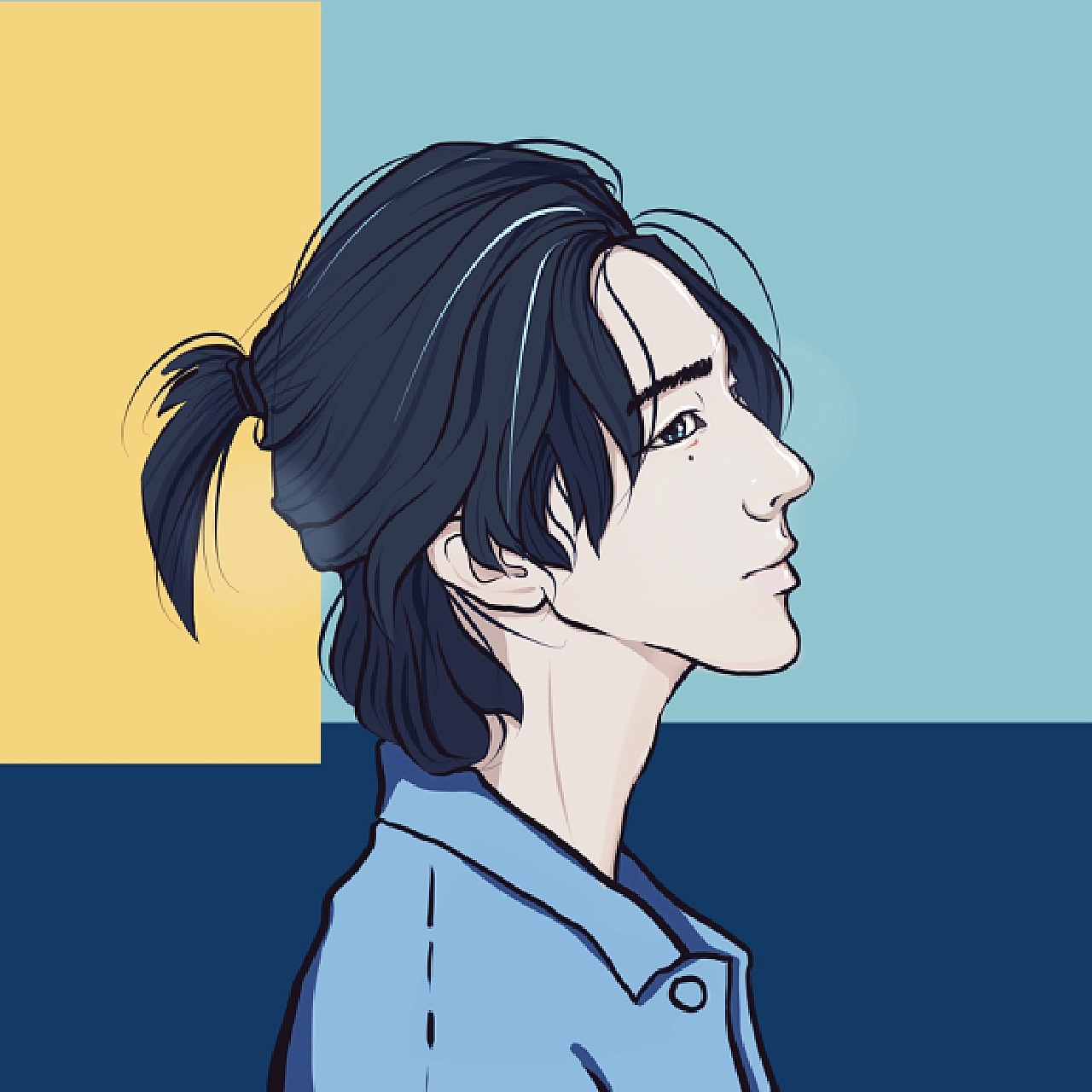 手绘头像手绘李宏毅