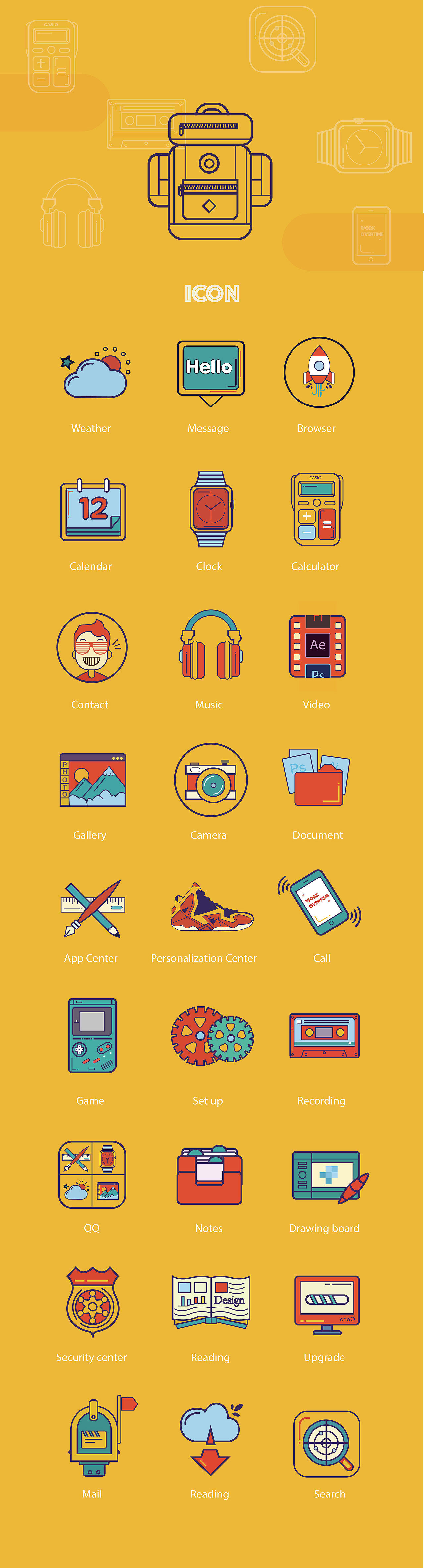 动画主题ICON（图ZMTM4NjI5Njgw） - 其他UI - 站酷设计师ZQ子晴原创素材 - 站酷ZCOOL
