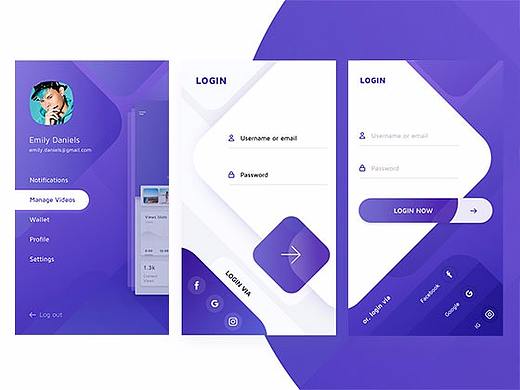 移动端-登录和导航类型