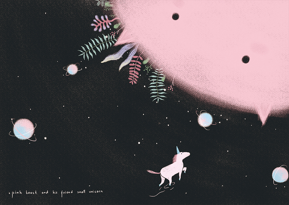 pink beast and his frindes unicorn（图ZNDcwMTQ3NTI=） - 创作习作 - 站酷设计师抠头怪asan原创素材 - 站酷ZCOOL