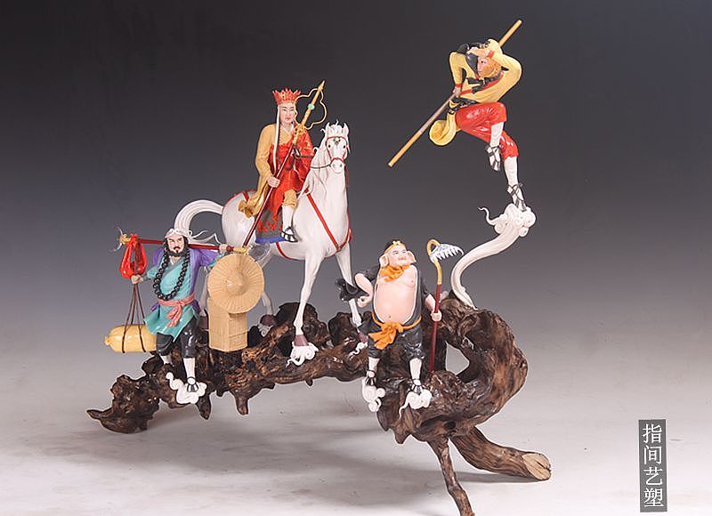 贺加贵面塑软陶西游记