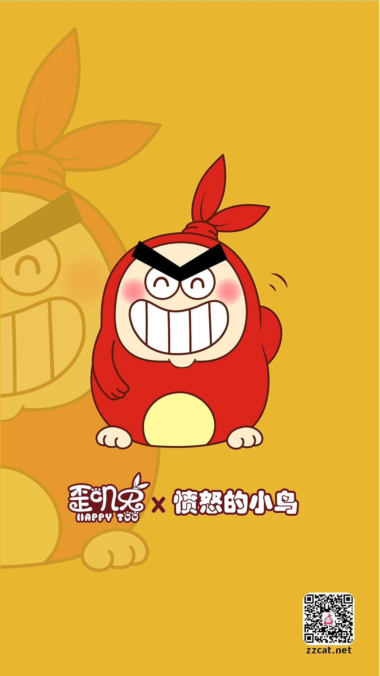 可爱版蜘蛛侠x歪叽兔变装来袭~卡通形象吉祥物设计