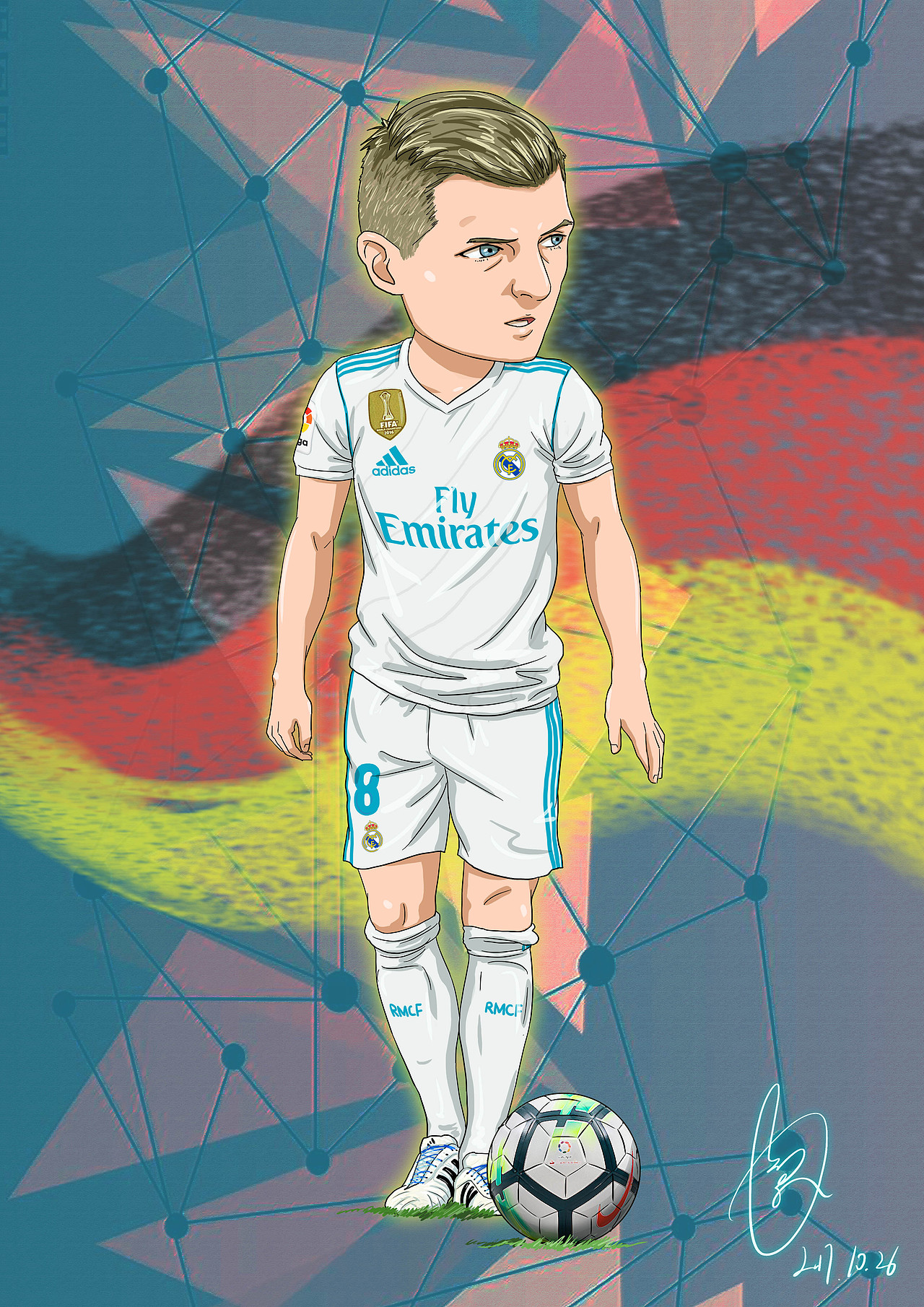 皇马中场核心!!托尼-克罗斯