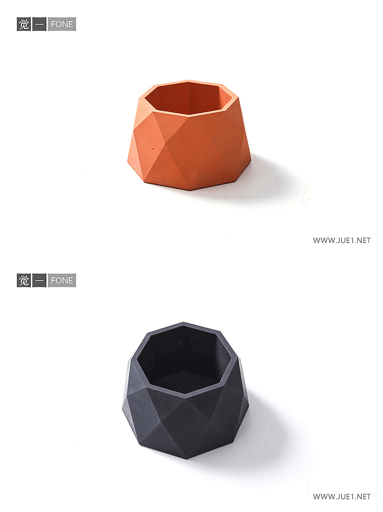 觉一FONE/混凝土花器【棱渐 EDGES】