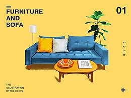 家具插画