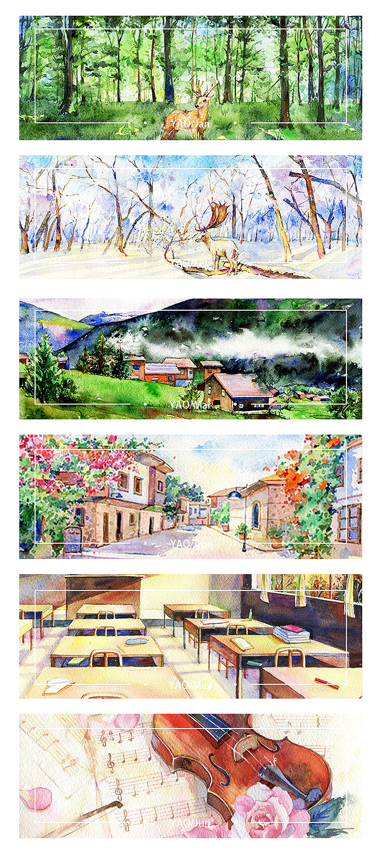 2016總結(jié)一下+#3.風景（春）過程分享（圖ZNjc1NDIzNzI=） - 繪畫 - 站酷設(shè)計師強大的y大人原創(chuàng)素材 - 站酷ZCOOL