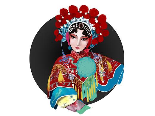京剧插画