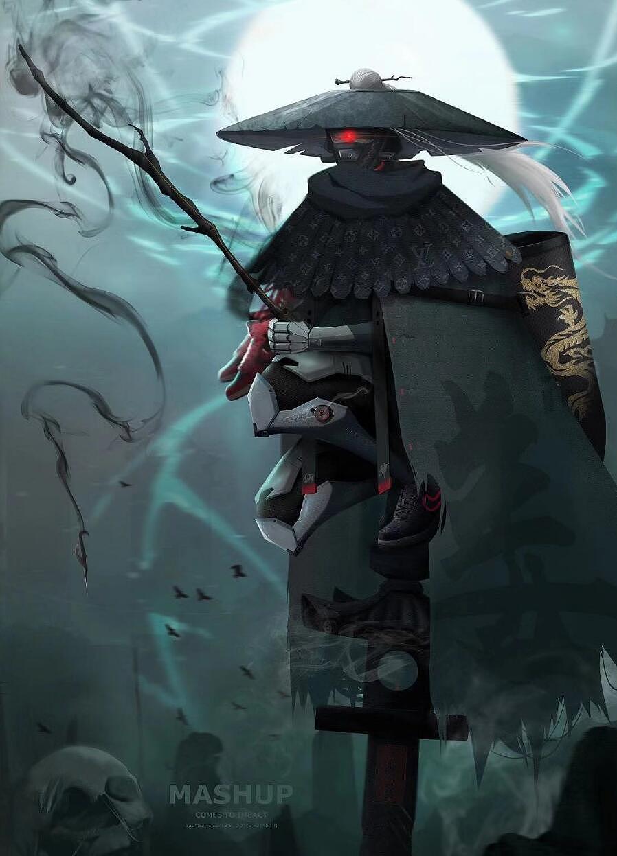 Mashup潮流插画：姜子牙（图ZMjMyNDIxODQw） - 概念设定 - 站酷设计师MASHUP原创素材 - 站酷ZCOOL